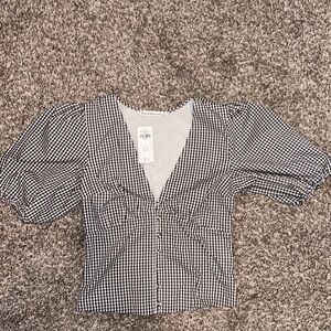 Abercrombie checkered top